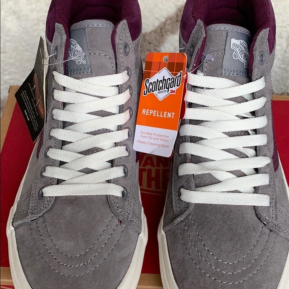 VANS SK-8-HI MTE FROST GRAY/PRUNE WMNS - Picture 9 of 16